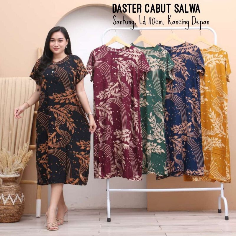 Daster cabutan 90rbu dpt 3 ,ld 110cm