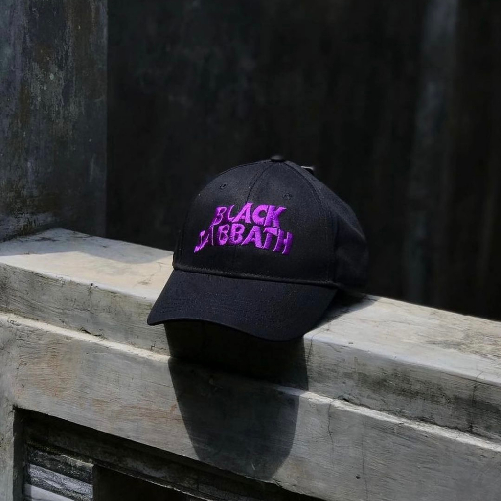 OFFICIAL BLACK SABBATH - LOGO & DEVIL BASEBALL CAP