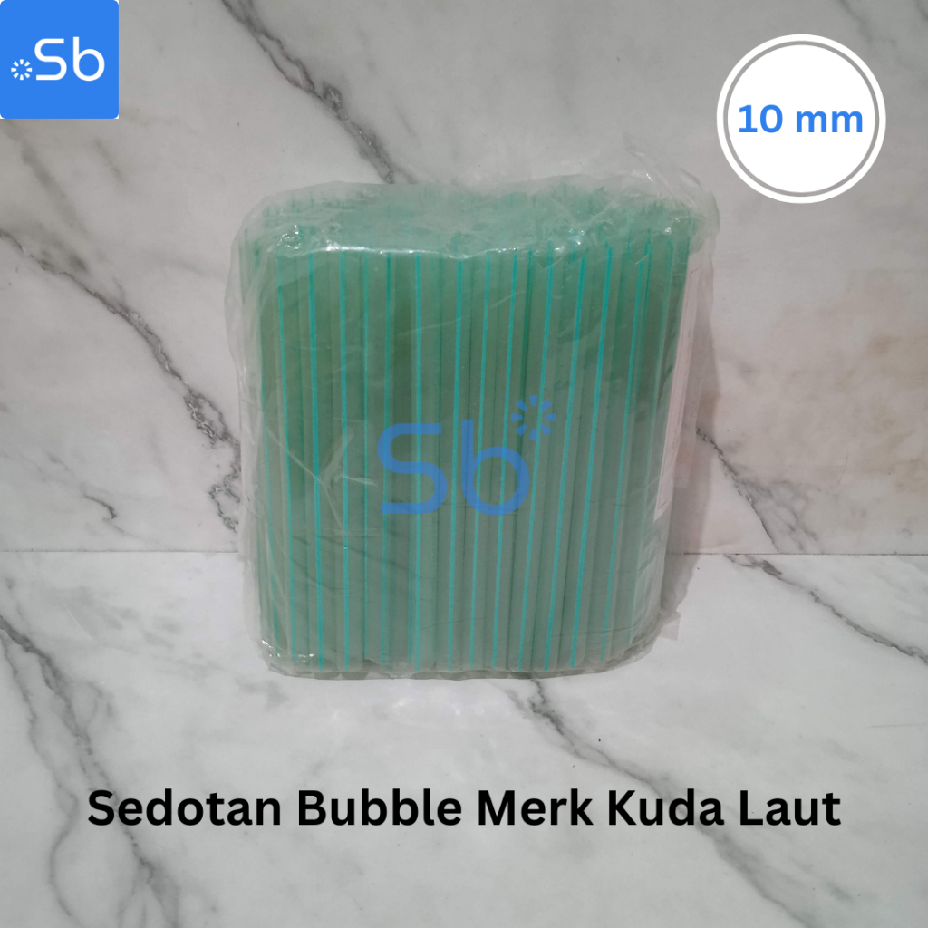 Straw Bubble Tea Sedotan Boba Pipet Warna 10mm x 15cm