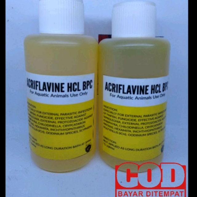 acriflavine hcl bpc 100ml / acriflavine hcl /acriflavine obat ikan