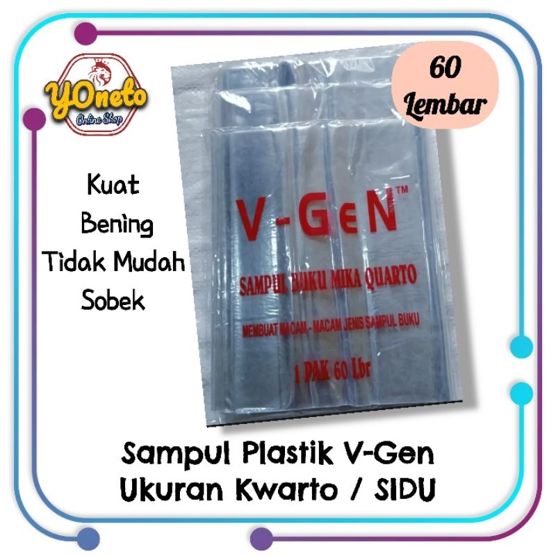 

Sampul Plastik V-Gen Kwarto (60 & 30 Lembar)