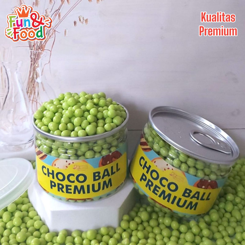 

Can Chocoball Green Melon Sprinkle Bola Rasa Buah Topping Kue Donut Bolu Kualitas Premium