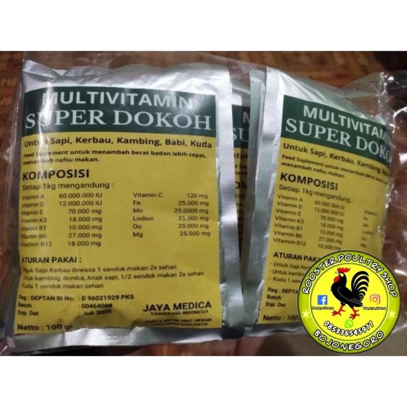 SUPER DOKOH Multivitamin ternak