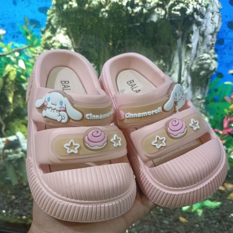 Sandal Slop Anak Perempuan Sandal Anak Ban 2 / Sandal Import Cinnamoroll Bahan Karet Eva