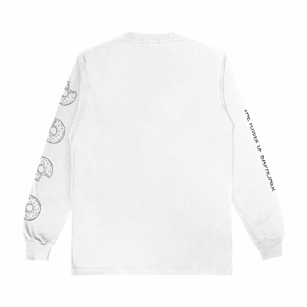 Heretic - Long sleeve Tees - Baphomer White