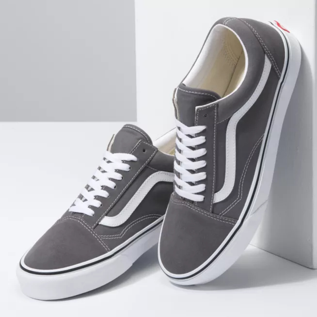 Sepatu Vans Oldskoll Full Grey Pria Wanita Murah