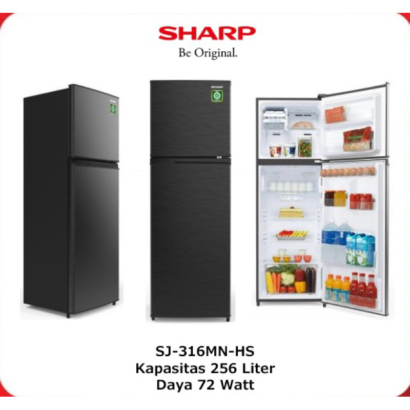 Kulkas Sharp SJ-316MN 2 Pintu 316MN