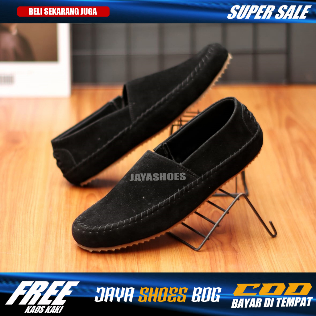 Shelby Sepatu Selop Pria Santai Casual Simple Murah Trendy Slip On Original