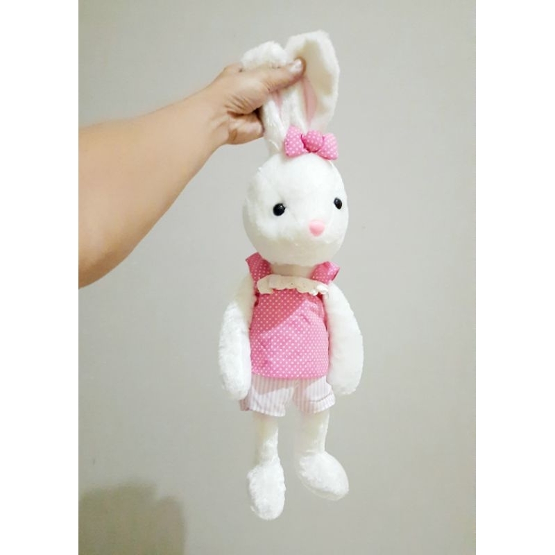 Boneka Kelinci Costum Bulu Halus Original Size 52 cm/ Boneka Kelinci