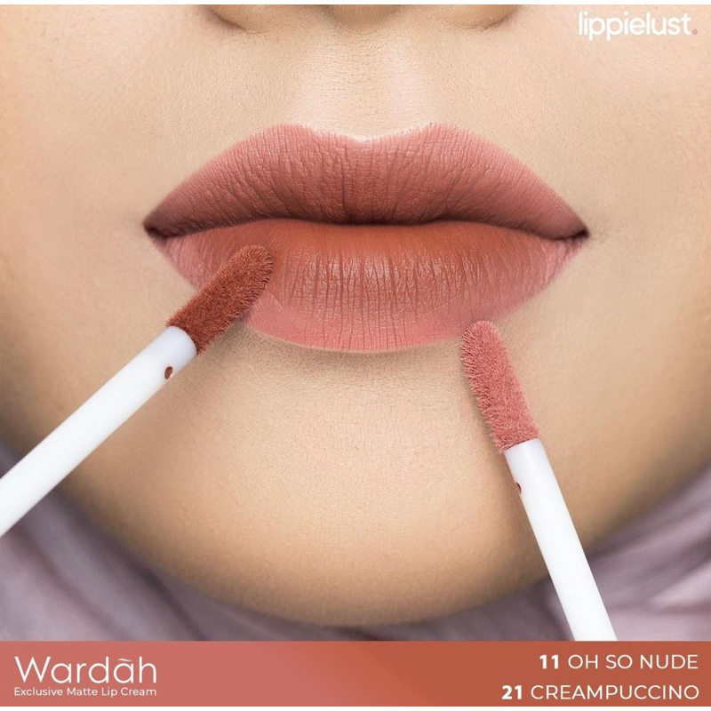 (NEW SHADE/ Warna Baru) Wardah Exclusive Matte Lip Cream with new packaging and new formula / NEW! Wardah Matte Lip Cream - Non Dry Formula, High Pigmented, SPF 20 PA++