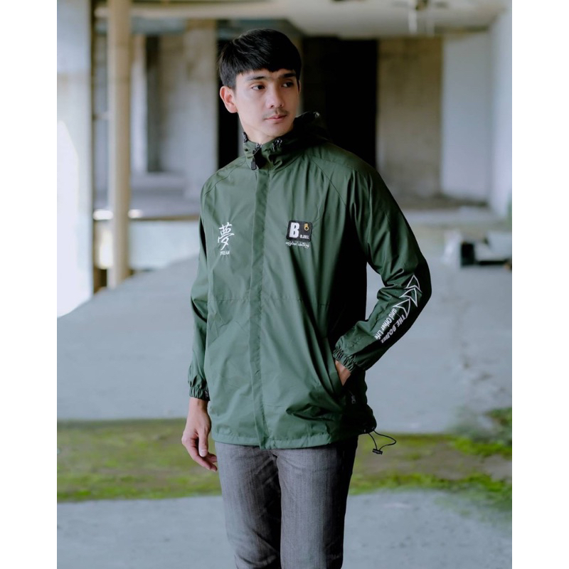 Jaket Casual The Bojiel Od Dreams Hijau Jaket Outdoor Jaket Windbreakers