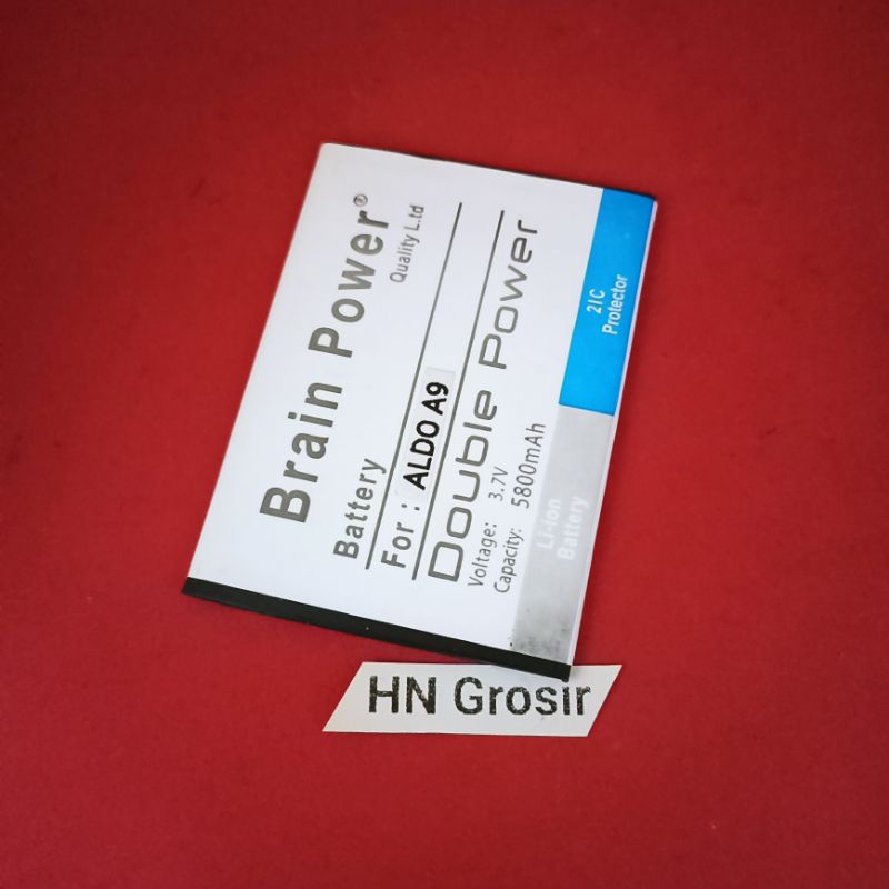 Baterai batre Aldo A9 Aldo A 9 Double power Battery hp