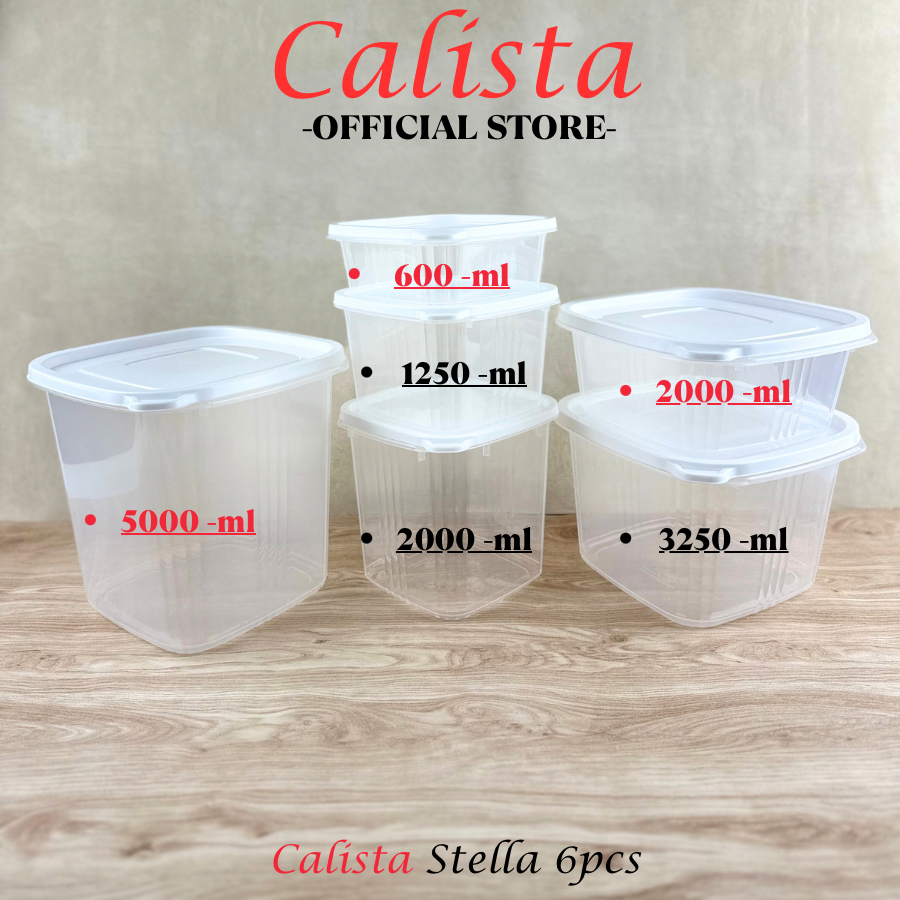 TOPLES SET CALISTA BENING FURANO PUTIH TRANSPARANT SET ISI 12PCS FOOD CONTAINER PREP PREPARATION KULKAS SET TEMPAT WADAH PENYIMPANAN MAKANAN TOPLES KUE KERING LEBARAN 1 SET