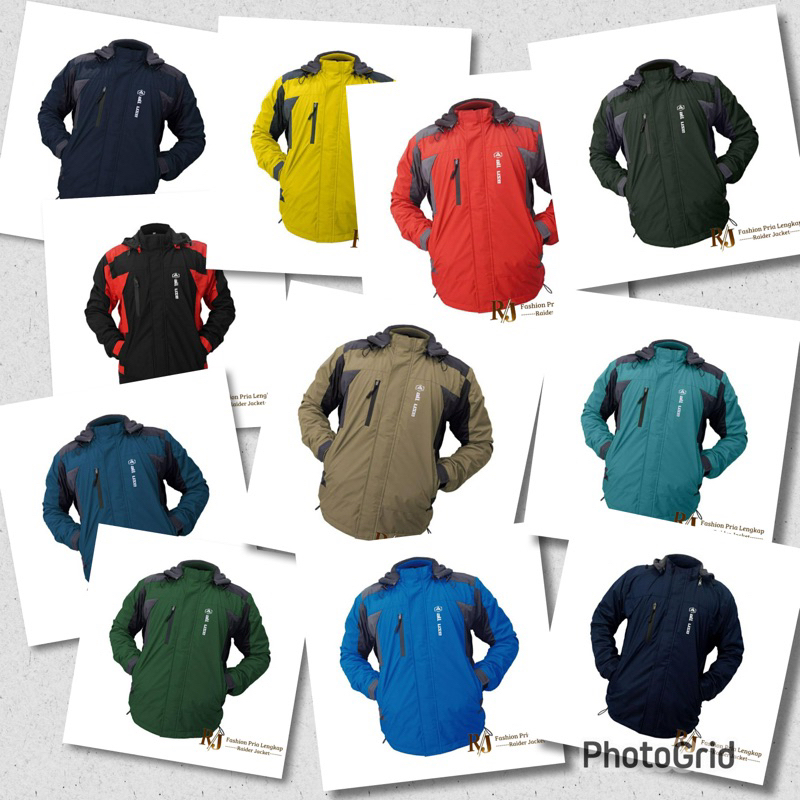 TAHAN AIR JAKET GUNUNG WATERPROOF LOKAL JAKET MURAH OUTDOOR HIKING ORIGINAL WATERPROOF