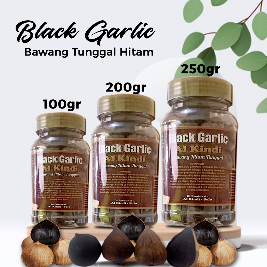 

Black Garlic Bawang Hitam Tunggal 250 gr