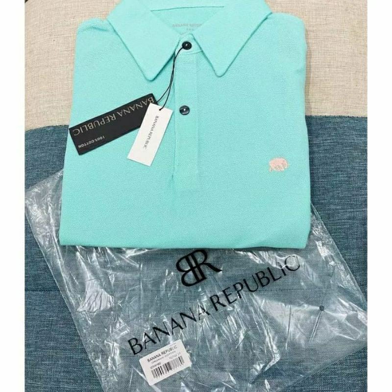 Banana republic organic cotton polo shirt man