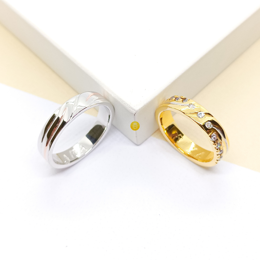 WEDDING RING CUSTOM BAHAN PERAK