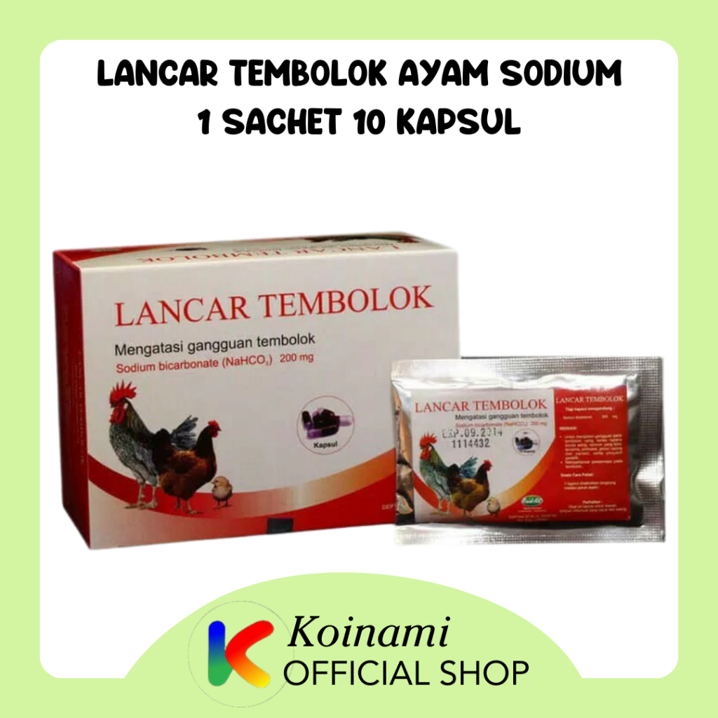 LANCAR TEMBOLOK AYAM SODIUM BICARBONATE / raid