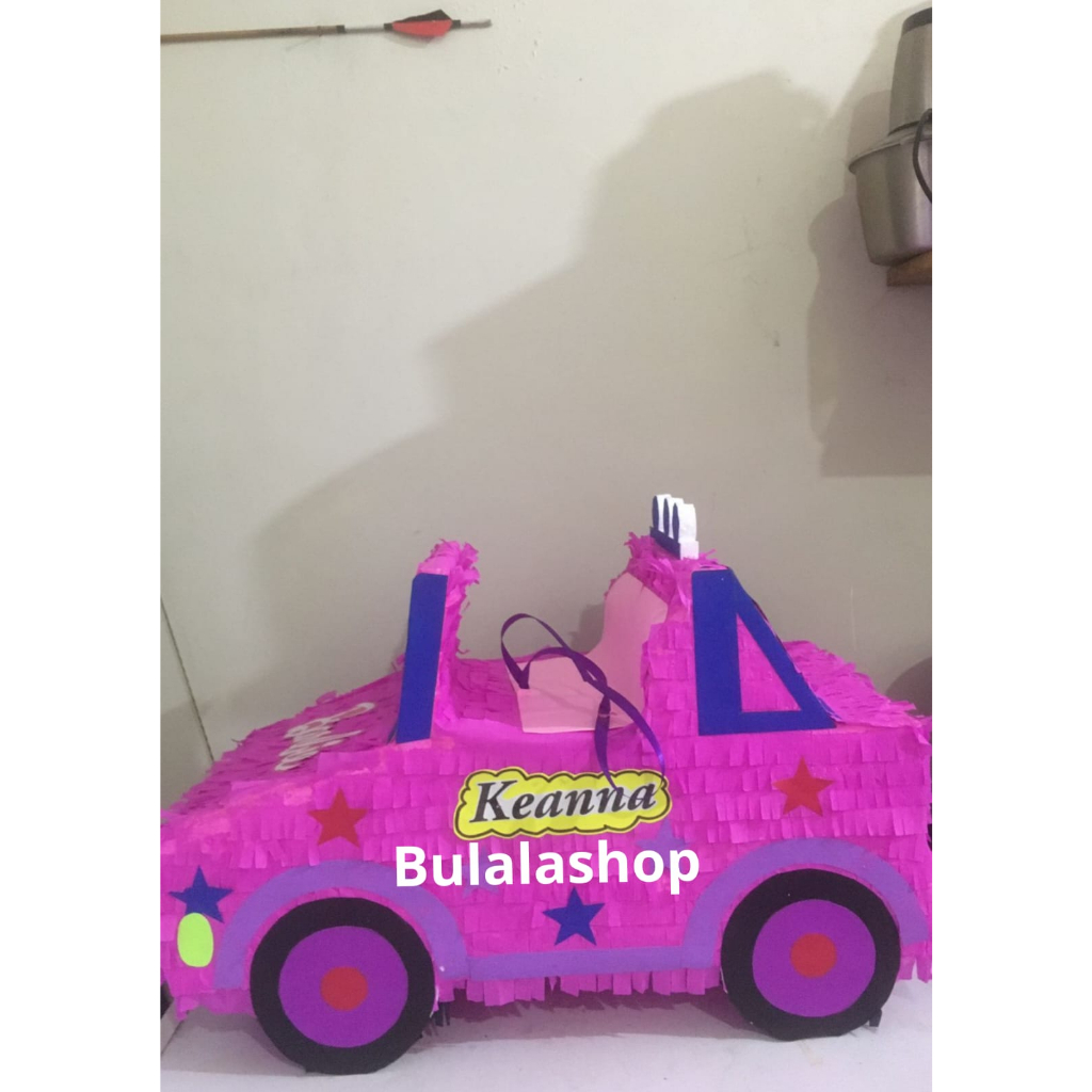 Pinata Pukul / Pinata Karakter Ulang Tahun Tema Mobil Barbie