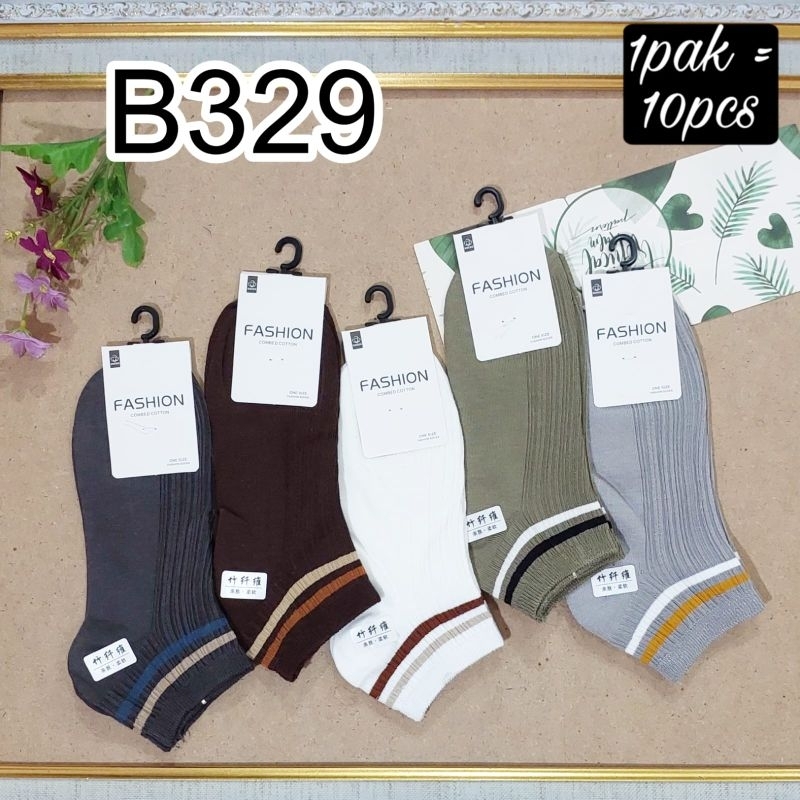 kaos kaki pendek katun korea style B329