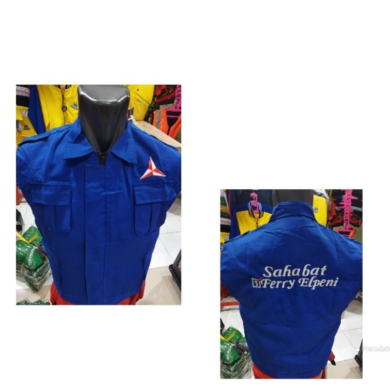 rompi caleg demokrat#rompi caleg#rompi demokrat