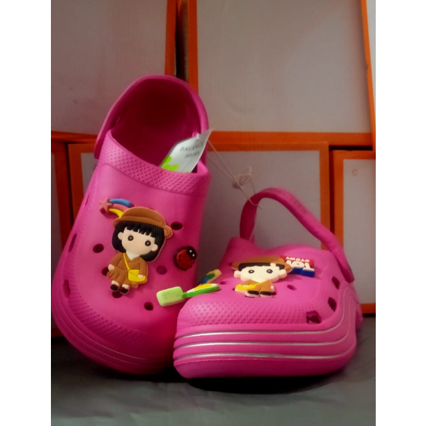 Sandal wanita baim fuji viral 8558 Toy Story Jibbitz Import 36-39