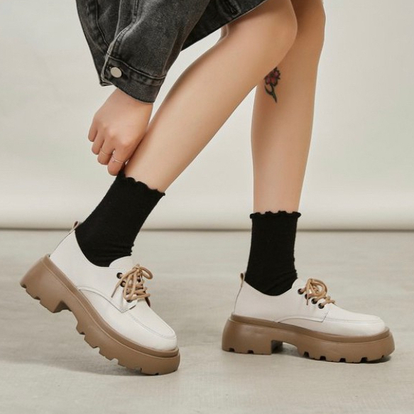 AVANCEID 1925 Sepatu Sneakers Boots Wanita Kerja Docmart Hitam Import