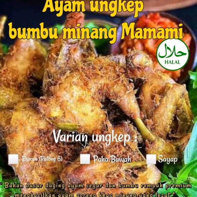 

Ayam ungkep Khas Minang Home Made Murah Enak