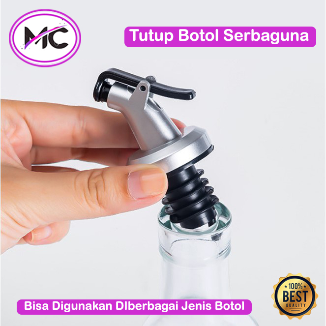 Tutup Botol Kecap Serbaguna Dispenser Penuang Minyak Sirup Anti Tumpah Bottle Pourer Dengan Tutup