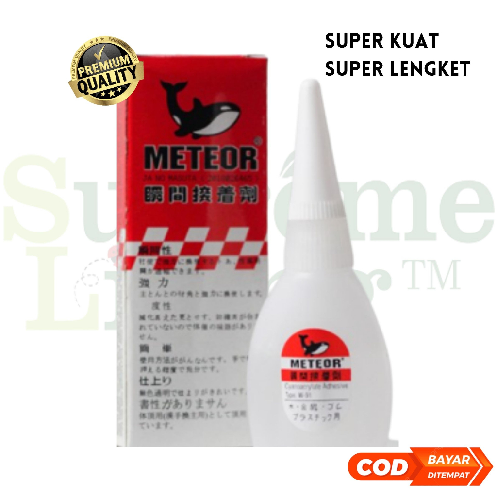 Lem Korea Tetes Cair 10 ml Super Glue Lem Korea Meteor Serbaguna
