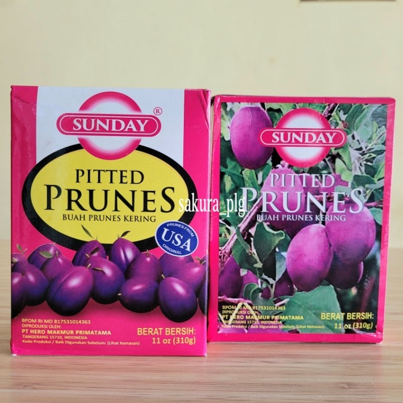 

SUNDAY PRUNES/BUAH PLUM KERING 310gr