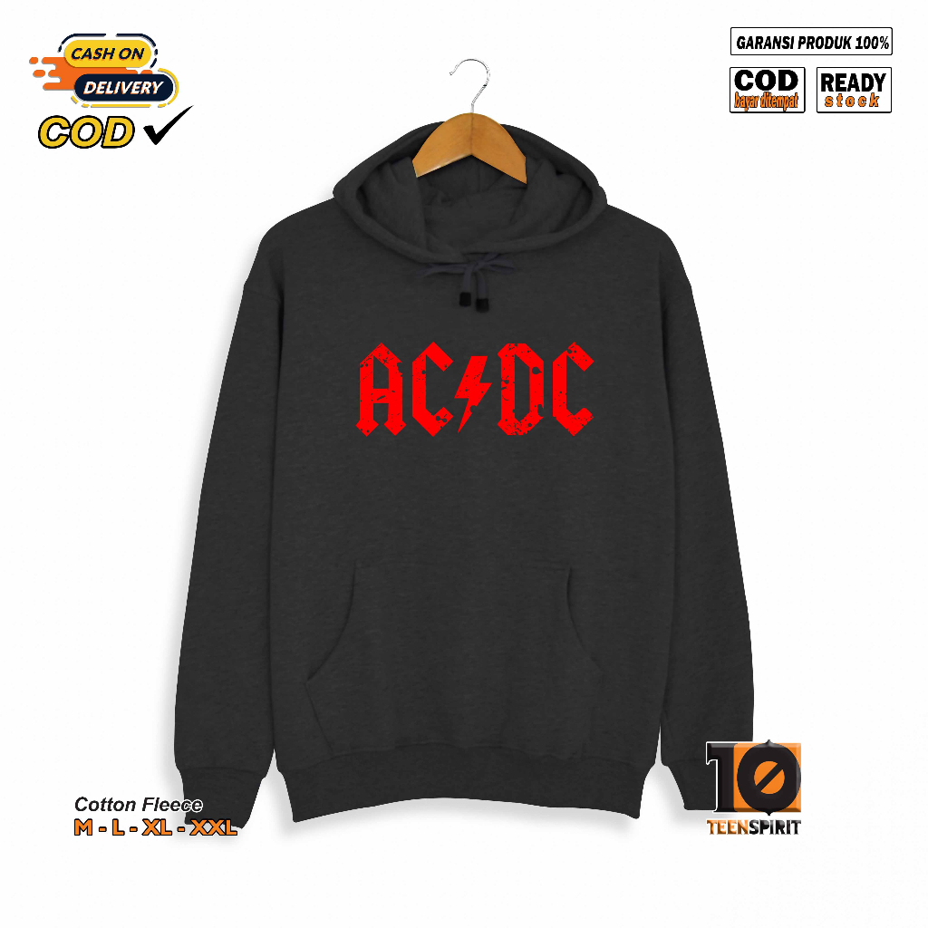 HOODIE ACDC TOUR COUNTRY - Sweater Band Musik Skena Simpel desain