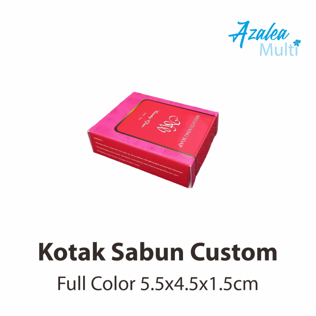 

Kotak Sabun 5.5x4.5x1.5cm Custom Full Color dus Produk box kosmetik muka mandi obat kemasan murah Souvenir batang
