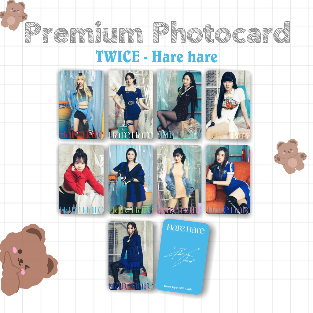 Photocard TWICE PREMIUM 1SET Celebrate ready to be