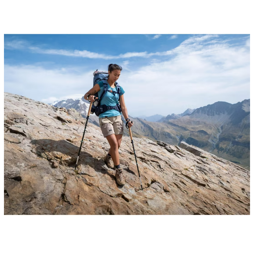 FORCLAZ MT500 Sepatu Boots Wanita Trekking Bahan Kulit Anti Air