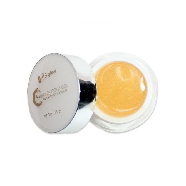 (COD) MS Glow Radiance Gold Gel Whitening Booster - Free Pouch Pink