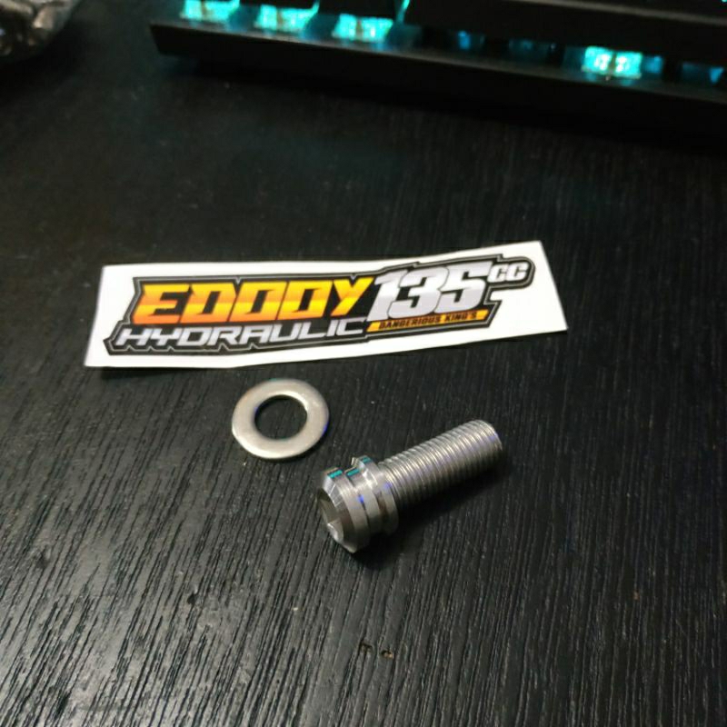 BAUT BREKET KNALPOT RX KING STENLIS BUBUT - BAUT PROBOLT BREKET KNALPOT RX KING RXK RXS