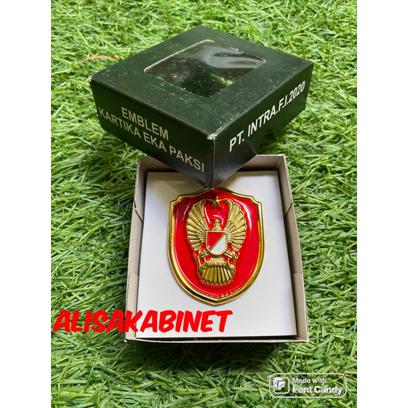 Emblem Baret Hijau Kartika Eka Paksi Jatah TNI AD