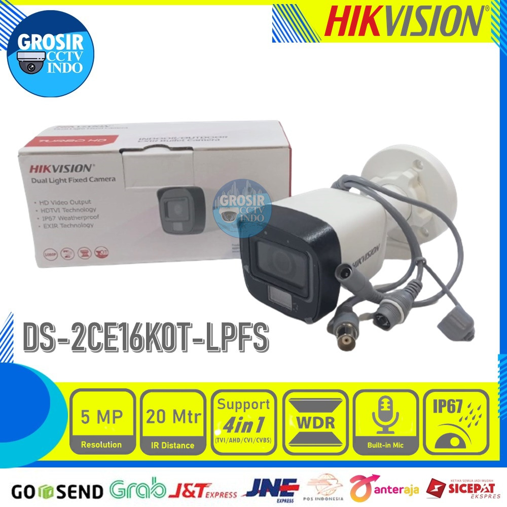 KAMERA HIKVISION DS-2CE16K0T-LPFS 5MP