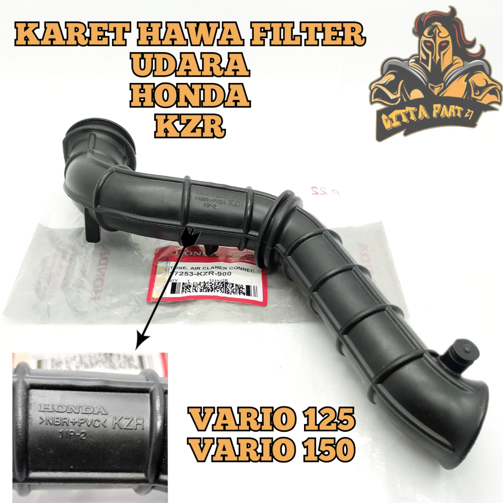 KARET HAWA FILTER UDARA ASLI HONDA KZR KUALITAS ASLI ORIGINAL HONDA AHM PRESISI BAHAN BERKUALITAS DAN DIJAMIN AWET VARIO 125 OLD VARIO 125 LAMA VARIO 125 FI VARIO 150