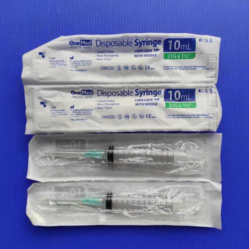 Spuit 10cc Onemed / Spuit 10ml Onemed Satuan