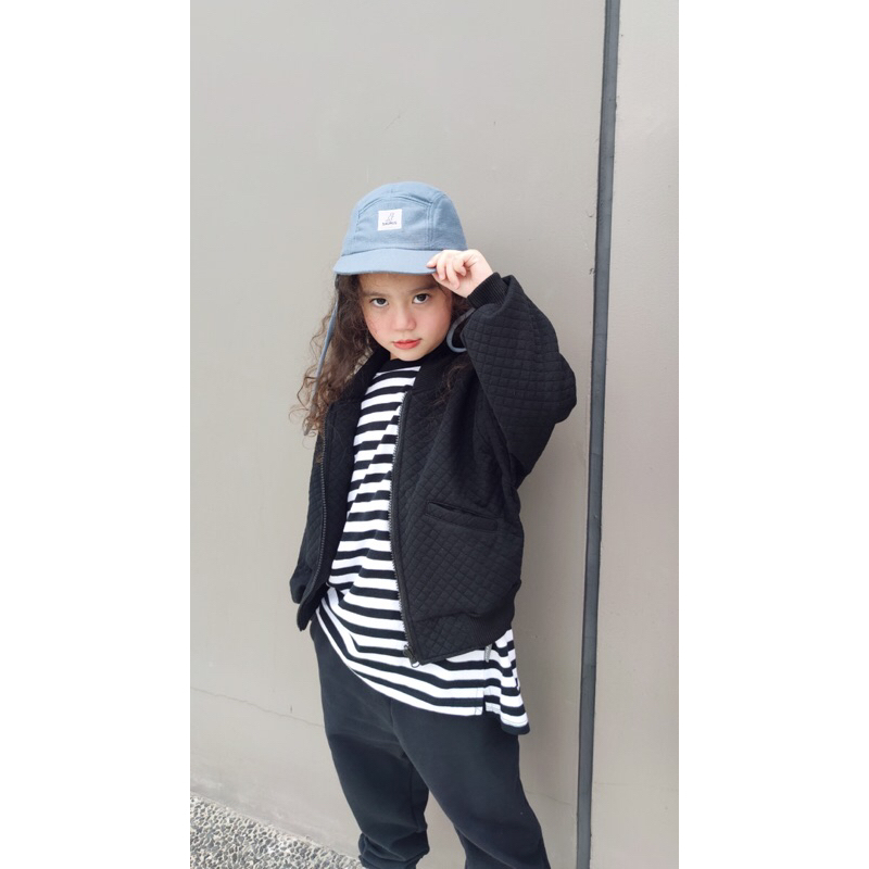 JACKET BOMBER ZIPPER ANAK UNISEX (1-6 YEARS)