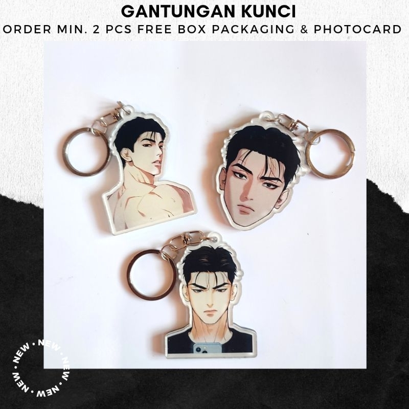 Gantungan Kunci Joo Jaekyung/Jinx/Manhwa