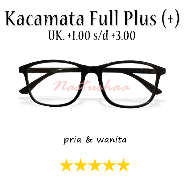 KACAMATA PLUS (+1.00 s/d +3.00) KACAMATA BACA PLUS / KACAMATA RABUN DEKAT / KACAMATA PLUS UNTUK PRIA DAN WANITA UNISEX KACAMATA BACA FASHION TERKINI