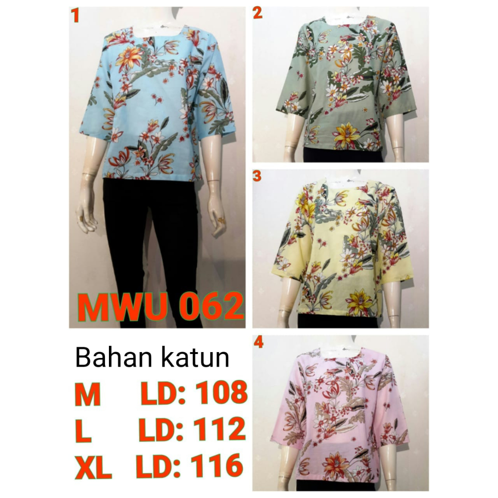 [MWU 062] Blus/Blouse/Baju/Dress Murah