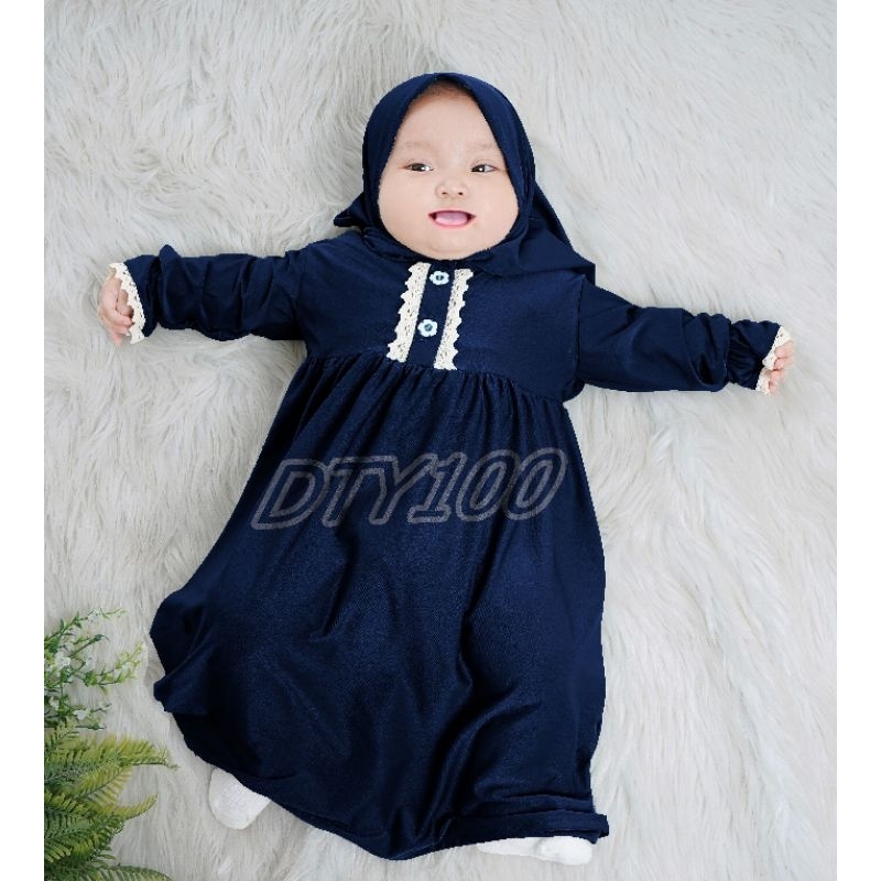 Baju bayi perempuan newborn IQLiMa 0-6 bulan 6-12 bulan 12-18 bulan