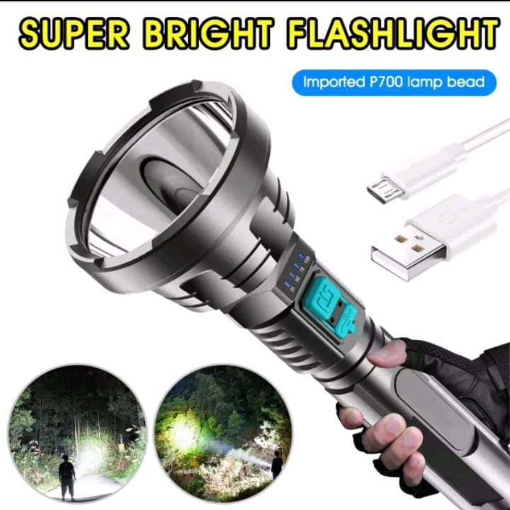 SENTER LED JARAK JAUH 60W / Senter LED RECARGEABLE - Senter LED Waterproof SL826