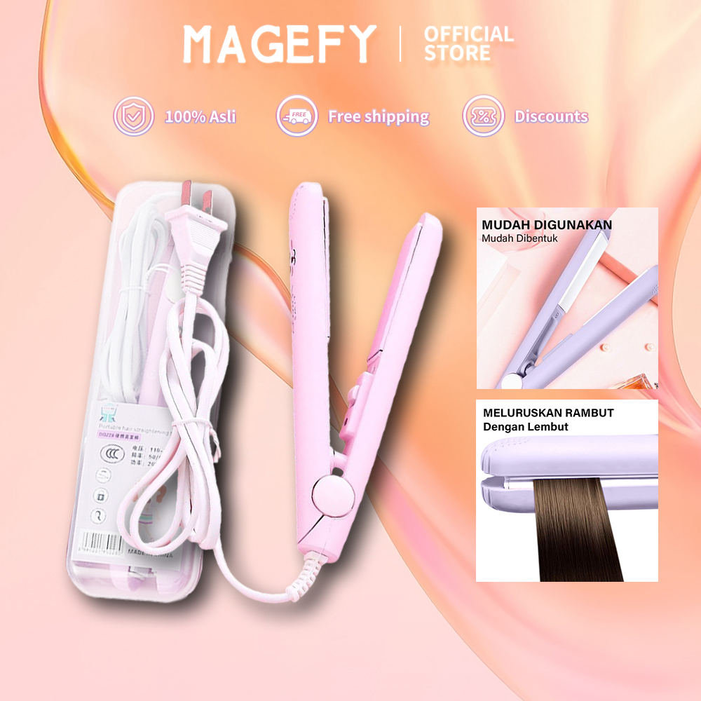 MAGEFY Mini  2in1 Pelurus Rambut Mini Multifungsi Pelurus Rambut Multifungsi 1304