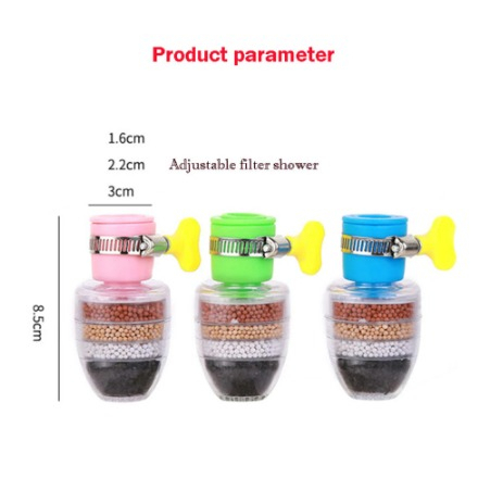 SAMBUNGAN KRAN AIR FILTER 4 LAPIS