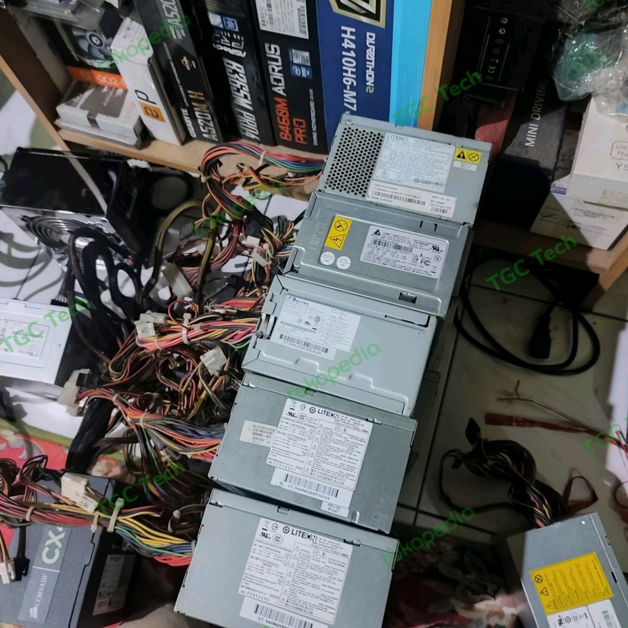 PSU PSU Built Up Merk Random (Fsp, LiteOn, Bestec, Delta) STANDAR ATX 80PLUS